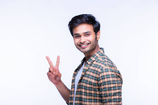 istock Young Man at white background - stock images 1216158820