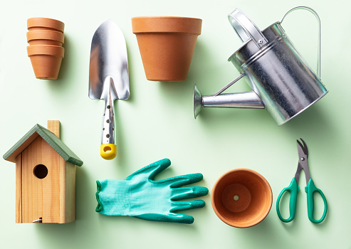 Gardening Equipment Flat Lay Still Life. More gardening photos can be found in my portfolio! Please have a look.