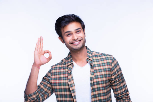 istock Young Man at white background - stock images 1216159225
