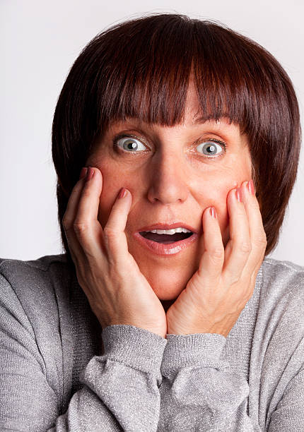 istock Surprised woman looking at camera 121616651