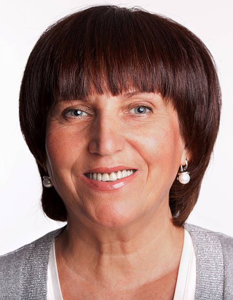istock Happy mature woman 121616751