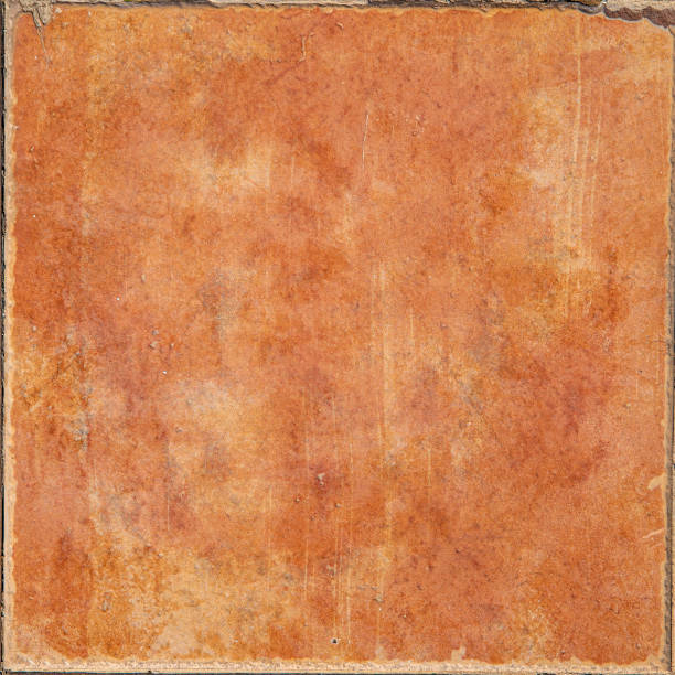 istock Ceramic tiles on the floor or wall color orange 1216178699