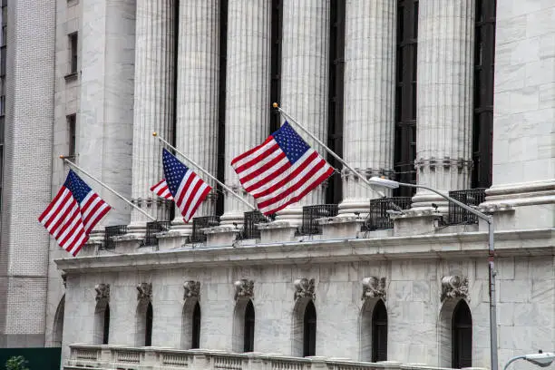 Photo of Wall Street stock market exchange