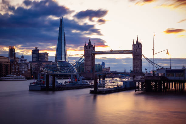 istock London cityscape with Tower Bridge at sunset 1216180528