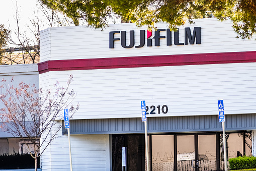 Mar 30, 2020 Santa Clara / CA / USA - Fujifilm headquarters in Silicon Valley; Fujifilm Holdings Corporation is a Japanese multinational photography and imaging company