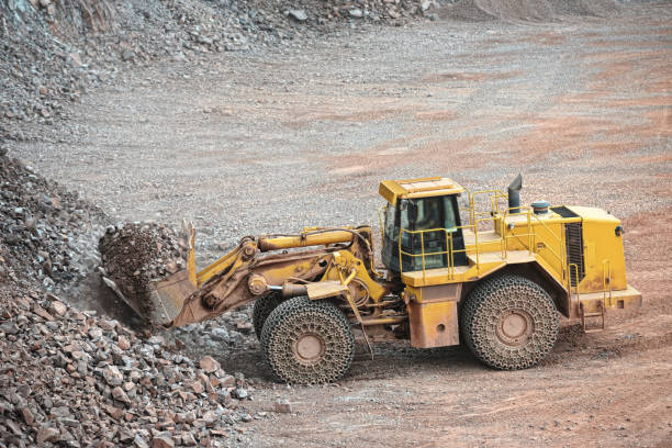 istock Earth  mover in a querry mine. 1216182645