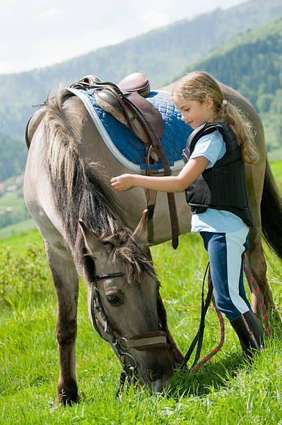 istock Horse and jockey 121618651