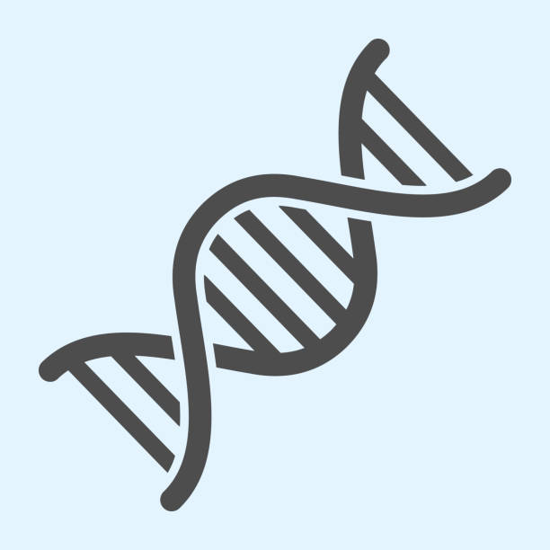 kuvapankkikuvitukset aiheesta dna-ketjun kiinteä kuvake. geneettinen lääketiede ja evoluutiosymboli glyph-tyylinen kuvamerkki valkoisella taustalla. covid-19 ja lääketieteelliset merkit mobiilikonseptiin ja verkkosuunnitteluun. vektorigrafiikan. - cloning