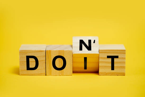 istock Wooden blocks with word Don't Change To Do It 1216196900