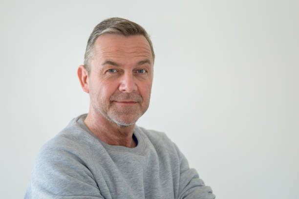 istock Half-turn bust portrait of middle-aged man 1216201940