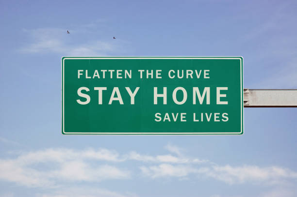 istock Covid-19 Coronavirus Road Sign 1216201974