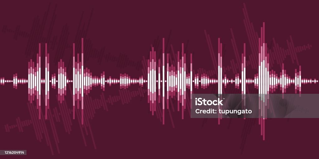 Sound Design Abstract Abstract Sound Wave Design Stock Illustration - Download Image Now ...