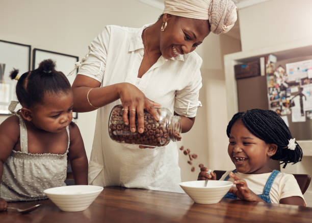 istock They're getting a nutritious and healthy start to the day 1216212007