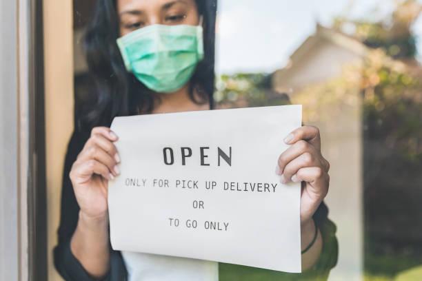 istock Restaurant offering takeout and delivery during Covid 19 epidemic 1216215835