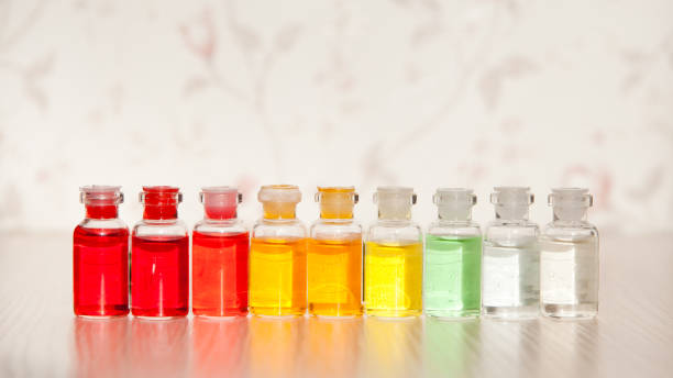 istock Bottles of Spa essential oils for aromatherapy 1216219201
