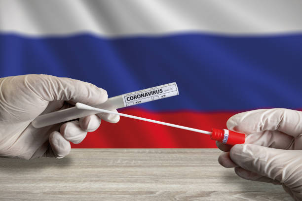 istock Coronavirus COVID-19 swab test in Russia 1216222168