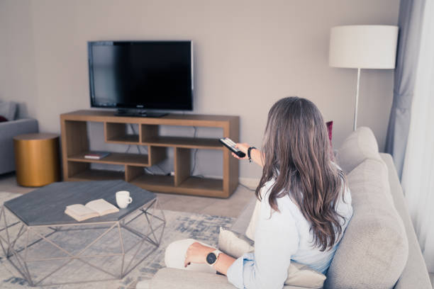 istock Woman relaxing at home 1216222369