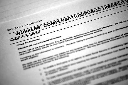 Workers compensation forms injured on the job and seeking help
