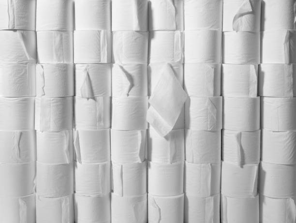 Hoarding Toilet Paper Hoarding Toilet Paper toilet paper photos stock pictures, royalty-free photos & images