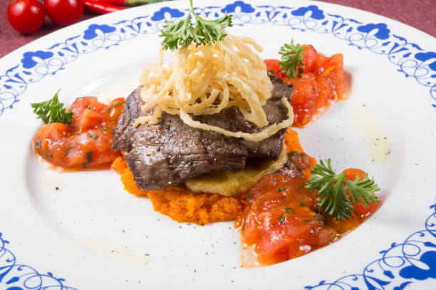 Grilled beaf steak asian style