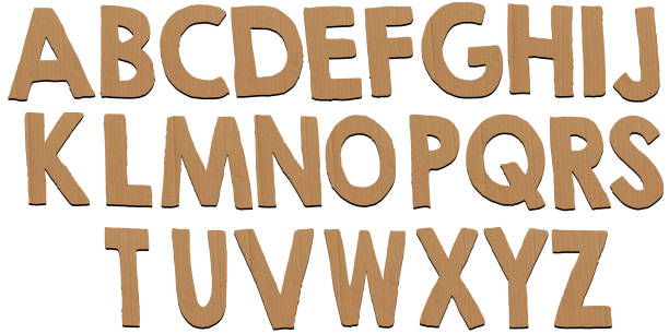 istock Collage with letters and numbers made of cardboard 1216228606