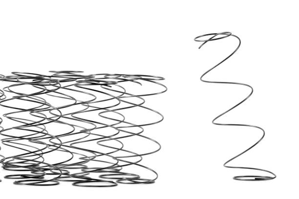 istock Conceptual image of steel springs 1216229124