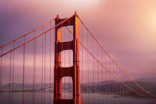 istock Sunset on the Golden Gate Bridge in San Francisco 1216229968