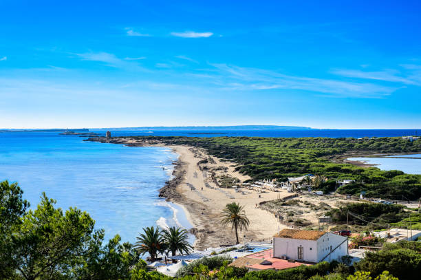 Es Cavallet, Ibiza, Spain stock photo