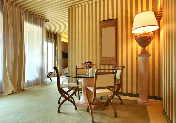 istock interior luxury apartment, comfortable dining room 121623393