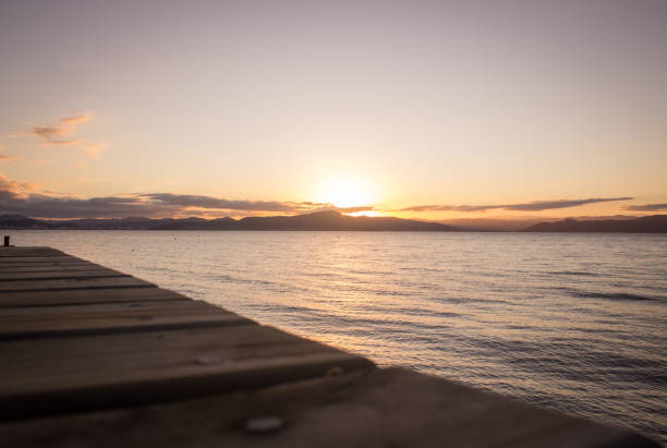 istock The sunset and the sea 1216244621