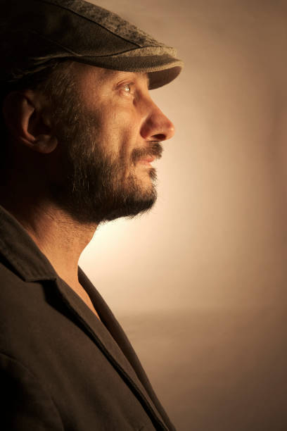 istock Portrait of Solitary Man - Profile 1216246476
