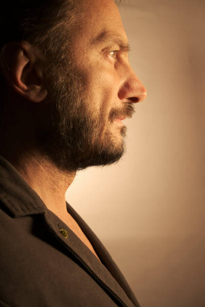 istock Portrait of Solitary Man - Profile 1216246498