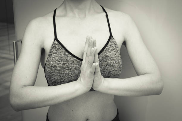 istock Womans hands practicing yoga and meditation positions.Mudras. 1216246975