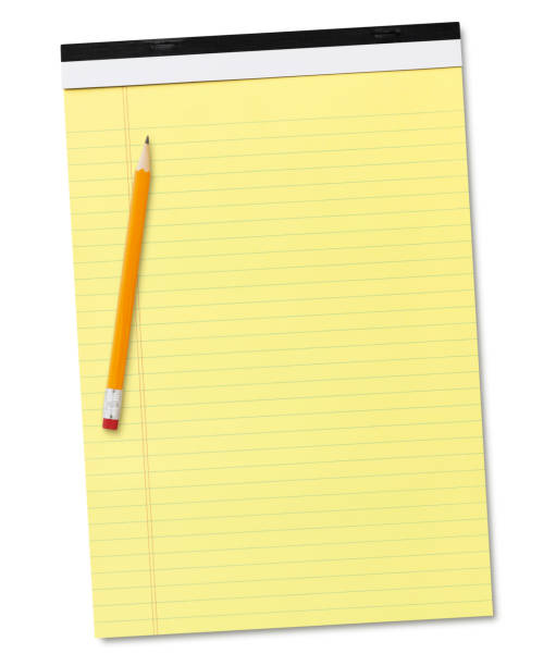 istock Yellow Legal Note Pad With Pencil 1216250850