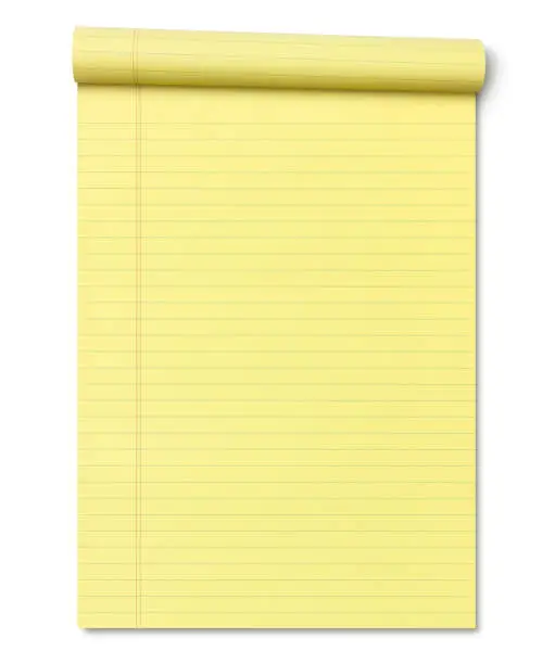 Photo of Yellow Legal Note Pad