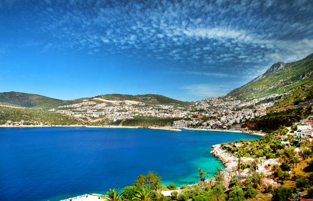 istock Town Kalkan, Mediterranean Coast, Turkey 1216253808