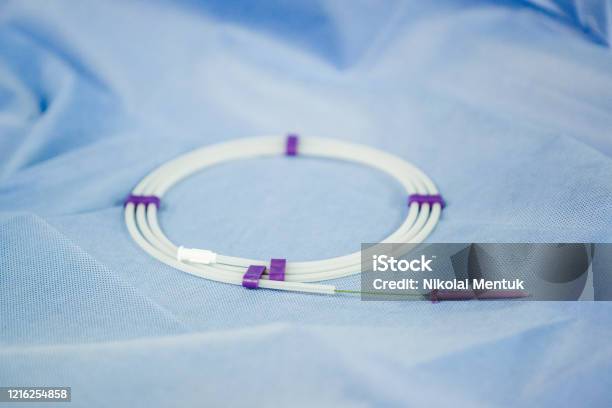 Guide Wire To Internal Carotid Vein For Angio Stock Photo - Download Image Now - Catheter, Vein, Central Scotland