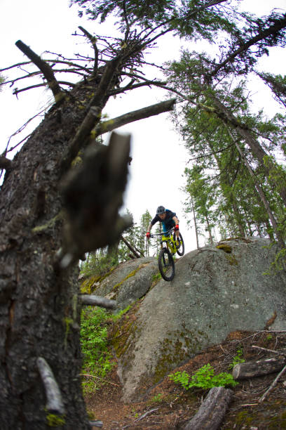 istock Mountain Bike Rock Slab 1216259311
