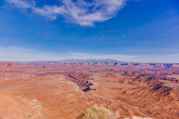 istock View on typical rock formations in Conyonlands National Park in Utah in winter 1216260478