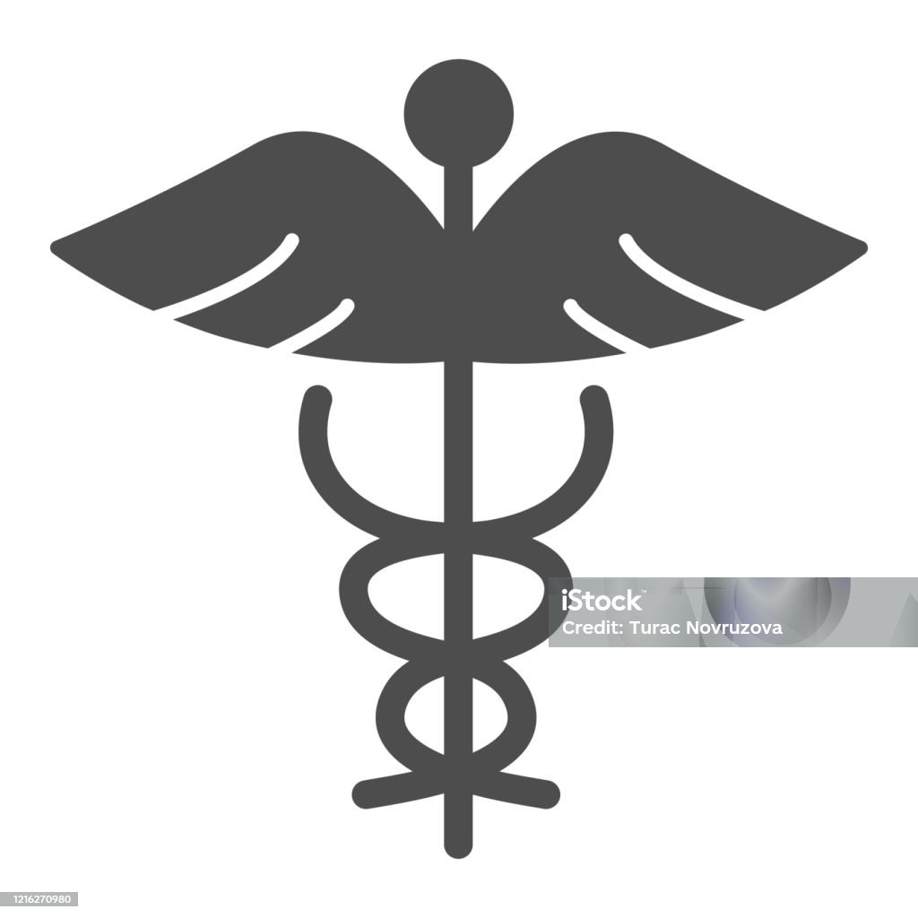 Biểu Tượng Rắn Caduceus Hình Dạng Nhân Viên Y Tế Với Biểu Tượng ...