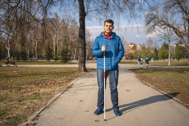 istock Young man with a disability portrait 1216271474