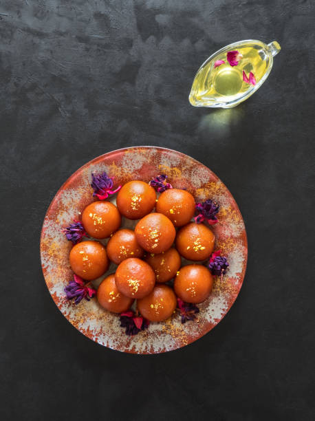 istock Traditional sweet Gulab Jamun, Indian sweets 1216271608