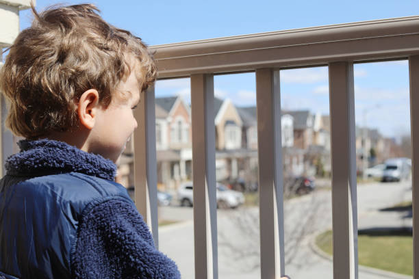 istock Quarantine on the balcony of a house 1216271674