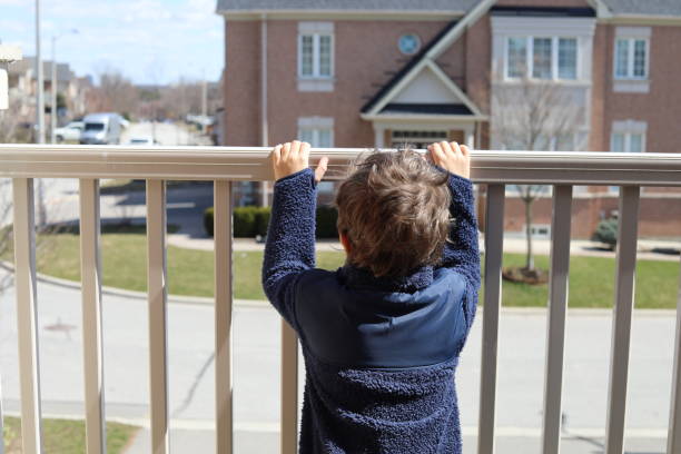 istock Quarantine on the balcony of a house 1216271679