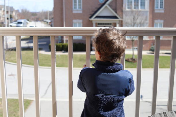 istock Quarantine on the balcony of a house 1216271680