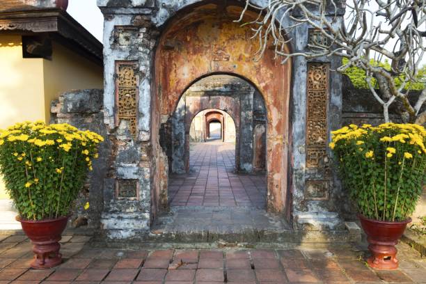 istock Ancient Asian Architecture in Hue, Vietnam 1216273975