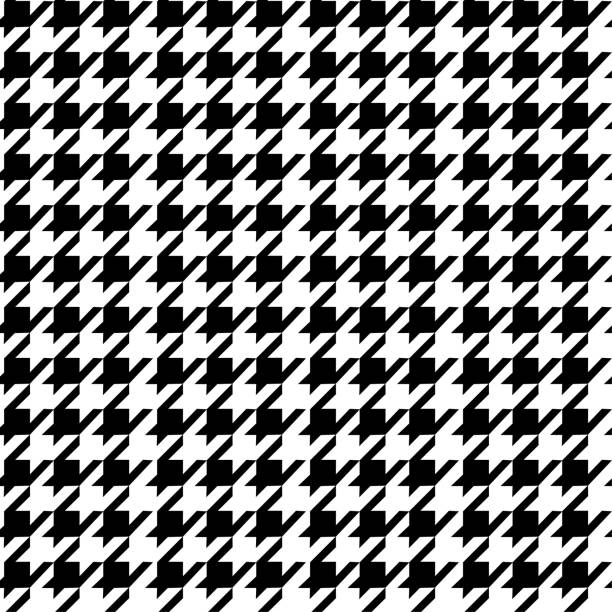 шаблон вектора гончих - houndstooth stock illustrations