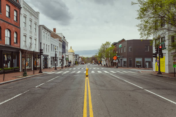 istock Georgetown DC During Covid-16 Virus Scare 1216276801