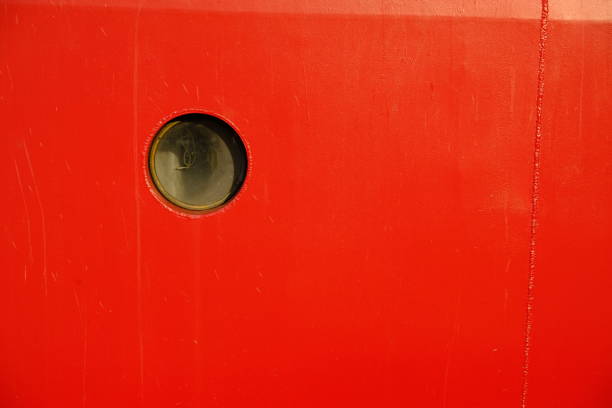 istock Round porthole in the hull 1216278116