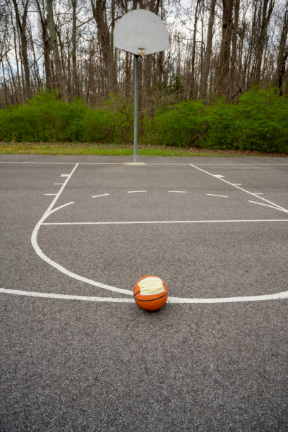 istock Empty Basketball Courts Because of Coronavirus 1216284808